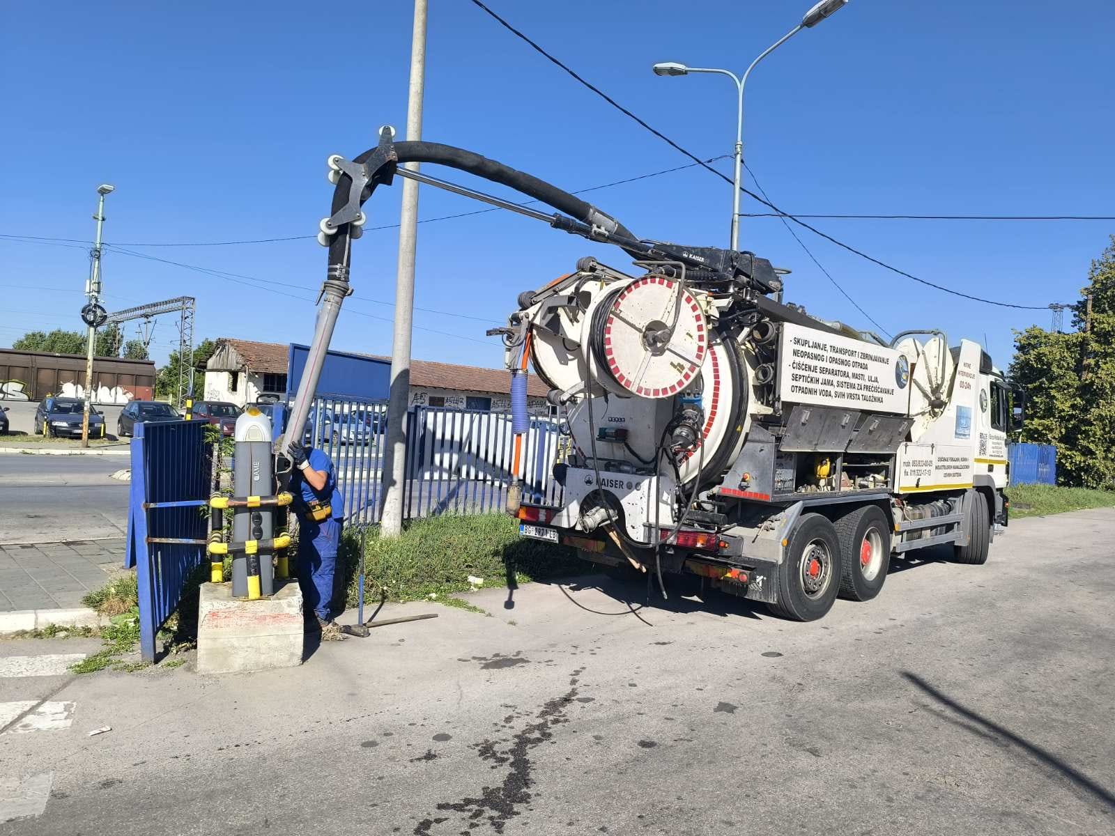 Odgušenje kanalizacije Brze Vode