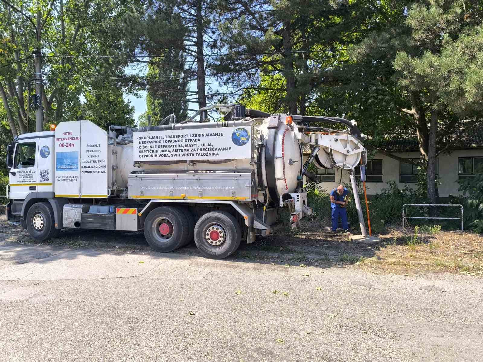Čišćenje jama i kanalizacionih sistema Brze Vode